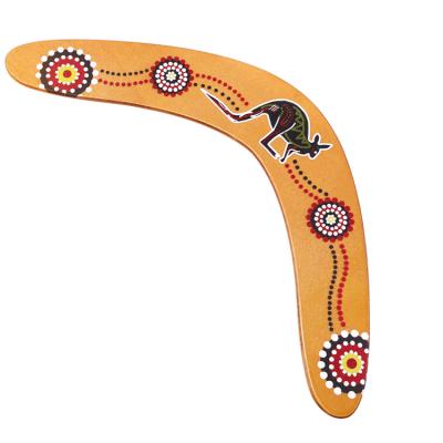 China Modern High Quality And Durable Mahogany Custom Outdoor Toys Boomerang for sale