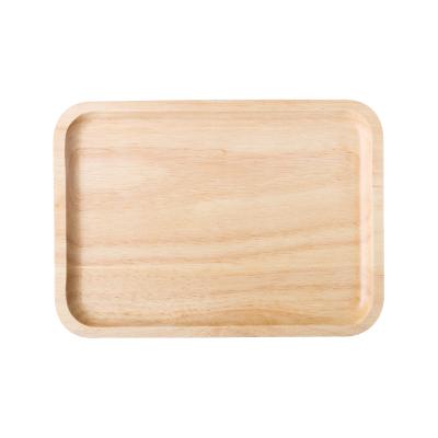 China Cheap Household Long Dish Eco - Friendly Modern Wooden Cafe Serving Tray for sale