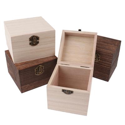 China Handmade 6pc Wood with Black Walnut Handle in Wooden Ring/Gift Storage Box with Cover for sale