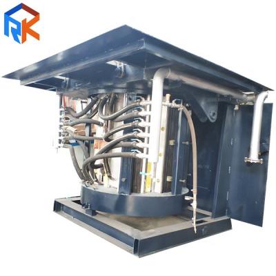 China Building Material Shops Steel Case 3 Medium Frequency Induction Melting Steel Furnace Metric Tons for sale