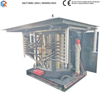 China Building Material Shops Induction Furnace Medium Frequency 3T Cast Iron 50 Mins for sale