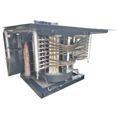 China Building Material Stores Precision Casting 500kg 50 Minutes Induction Medium Frequency Melting Furnace for sale