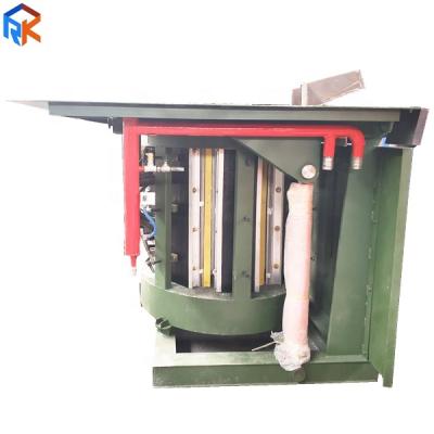 China Building Material Steel Frame Aluminum Melting Furnace 1.5Ton Stores Automated Pouring Makers for sale