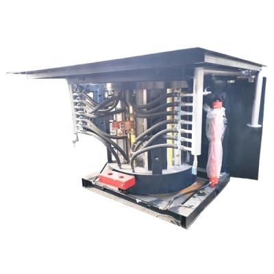 China Building Material Stores 500kg 45minutes Medium Frequency Induction Aluminum Melting Furnace for sale