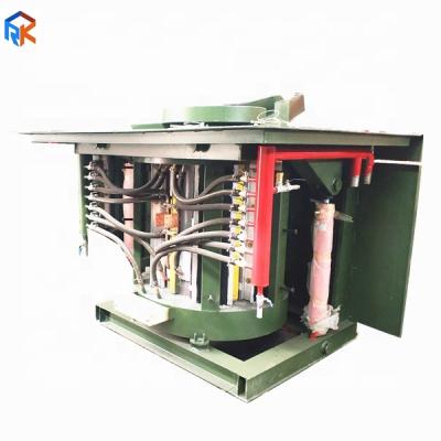 China Building Material Stores 1T Semiconductor Manufacturing Silicon Melting Medium Frequency Induction Furnace for sale