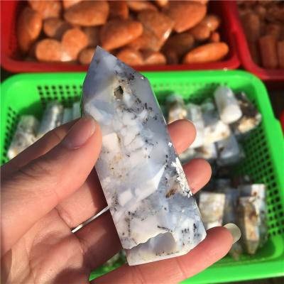 China Wholesale Natural White Quartz Crystal Healing Wand Point China Opal Crystal Breakpoint for sale