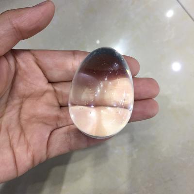 China China Rock Quartz Crystal Clear Exercise Eggs Vaginal Tighterning Jade Yoni Egg Love Eggs for sale