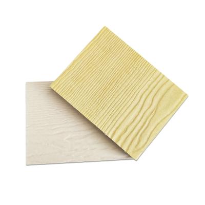 China Traditional High Density Yellow Wood Grain Sulphate Non-Asbestos 8mm MgO Fireproof Board For Exterior Walls for sale