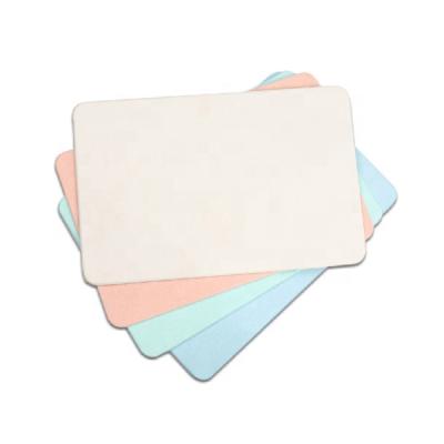 China Sustainable Factory Supply Price Cheap Quick Dry 10mm Anti-Slip Water-absorb Plain Diatomite Bath Mats for sale