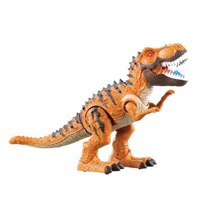 China Educational Animal Tyrannosaurus Rex Electric Model Dinosaurs Toys Kids Toy Carry-On Dinosaur With Sound And Light for sale