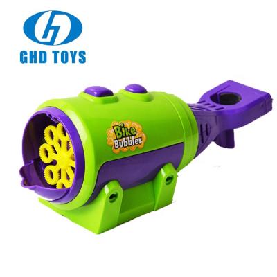 China Wholesale Summer Kids Toys Funny Outdoor Touchable Soap Bike Bubbler Bicycle Bubble Machine for sale