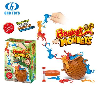 China Eco-friendly Material Hanging Monkey Board Game Tree Interactive Indoor Hanging Toy for sale