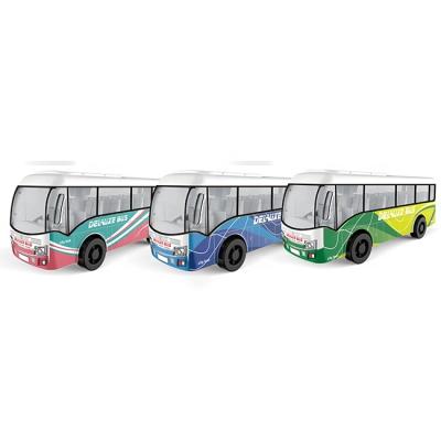 China Diecast Metal Model Toy Pull Back Alloy Car Bus Alloy Car Model Toys Gifts For Children for sale