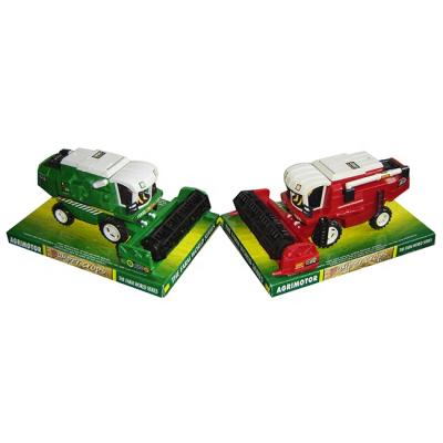 China New Truck Friction Toy Construction Vehicle Inertial Toy Harvester Toy Gift for sale