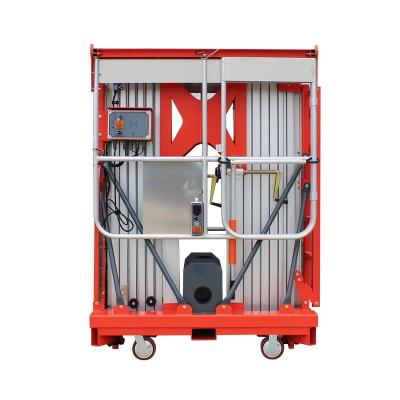 China Efficient Reliable Hotels Security Double Mast Vertical Elevator Workbench for sale