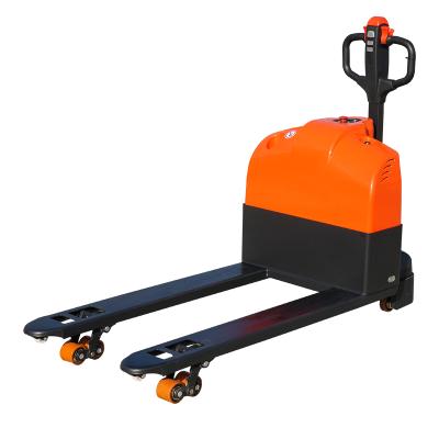 China Building Material Shops 1500kg Easy To Operate Electric Pallet Truck Without Foot Pedal for sale