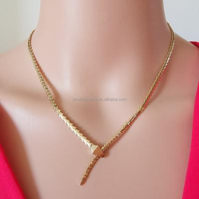 China CLASSIC Real 18K Gold Snake Chain 3.8 Mm Width Real 18K AU750 Gold Snake Chain Necklace for sale