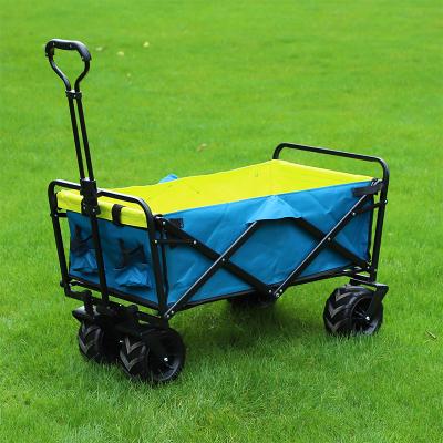 China Outdoor Portable Folding Camping Cart Beach Cart Park Picnic Garden Camping Wagon Easy-Carry Cart for sale