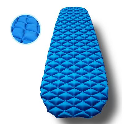 China Hot Selling Lightweight 20D 40D Lightweight High Quality Nylon TPU Self Lightweight Air Mattress Camping Inflating Sleep Camping Pad for sale