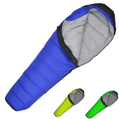 China Cold Weather Military Electric Heated Mama Duck Type Down Sleeping Bag Camouflage Goose Feather Sleeping Bag for sale