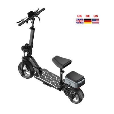 China Unisex 1000w fat tire 11 inch suitcase electric mobility scooter with seat for sale