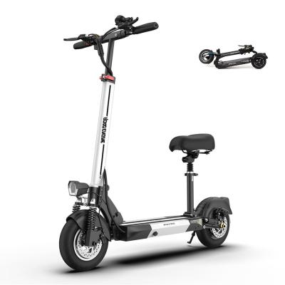 China Fast Folded Stance Light 500w Unisex Electric Scooter For Adult With Seat for sale