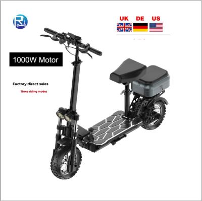 China Eu popular warehouse electrica 1000w scooter hot sale racing car lit tires support wheel modification for sale