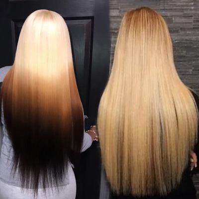 China Wholesale Silky Straight Long Double Wave Hd Human Bone Straight Pulled Wig, Transparent Virgin Hd Lace Up 613 Headband Wig, 613 Hair Lace Front Wig for sale