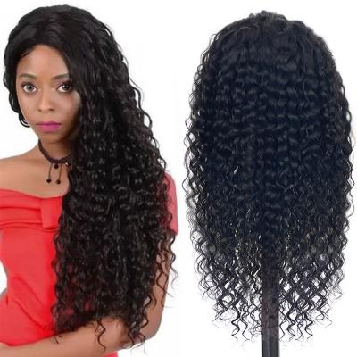 China High Quality Water Wave Accept OEM Private Label Hair Wigs HD Lace Cuticle Aligned Natural Virgin Hair Wigs For Black Women for sale