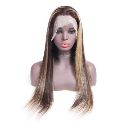 China 2021 New Style Body Wave Highlight Wig Raw Virgin Cuticle Aligned Hair Wigs Hair Lace Front Natural Hair Wigs For Black Women for sale