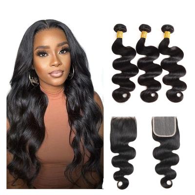 China Wholesale Virgin Hair Vendors Body Wave Virgin Hair Bundles Hd Brazilian Lace Closure Headband Bulk Bundles for sale