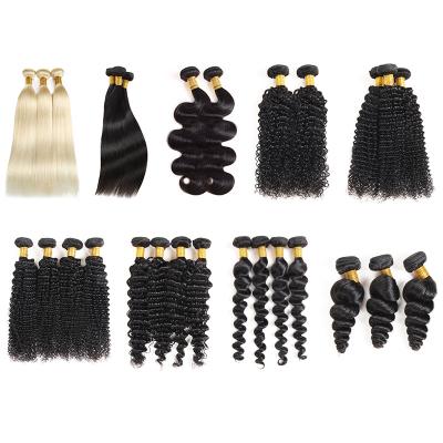 China Wholesale 7a 8a 9a 10a Silky Straight Brazilian Wave Hair Bundles For Cheap Color Women Virgin Cuticle Aligned Hair for sale