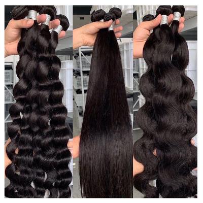 China Body Wave 12A Grade High Quality Double Drawn Raw Virgin Cuticle Aligned Hair Bundles, Hair Extension Vendors for sale