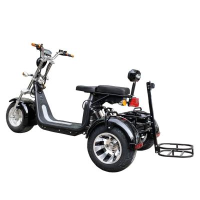 China Standing Electric Scooter Aluminum Alloy Bjane Scooters 8 Inch Fat Tire Tricycle 60v 20ah Lithium Battery For Three Wheel Electric Scooter Citycoco 2000w for sale