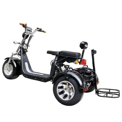 China Adult Three Wheel Electric Scooter 3 Wheel Electric Scooter Aluminum Alloy Scooter Standing Electric Tricycle Citycoco for sale