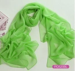 China Chiffon Solid Color Long Scarf with Label as YT-PD505L for sale