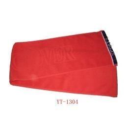 China 100% Cotton Terry Sports Towel, Jacquard Logo, Red Colors YT-1304 for sale