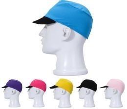 China Solid color cyclist fabric cap for sale