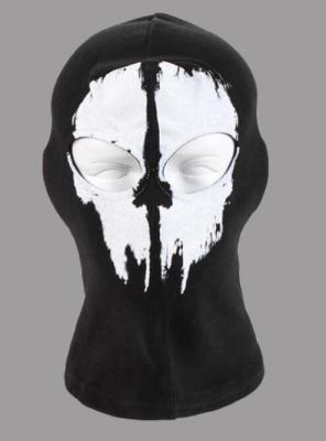 China Black printed skull design face mask head cover CS face cover with more patterns for sale