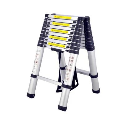 Cina Folding Ladders Double Sided Aluminum Folding Telescopic Stairs Ladder in vendita