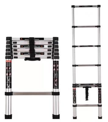 China Ladders 3.2 M Telescopic Aluminum Soft End System Telescopic Ladder With Hand Protection en venta