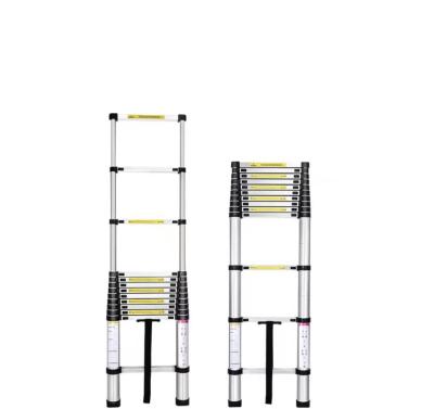 China Telescopic Ladders Top Soft Narrow Telescopic Roof Ladder Aluminum Portable Folding Attic Ladder for sale