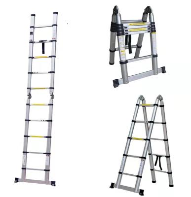 China Folding Ladders Ulti-function Expansion Purpose Aluminum Telescopic Multi Purpose Ladder Retractable Ladder With Hinge Joint Te koop