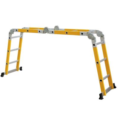 China Folding Ladders Aluminum Multi Purpose Ladder 4x3 4x4 4x5 4x6 With Small Or Big Hinges for sale