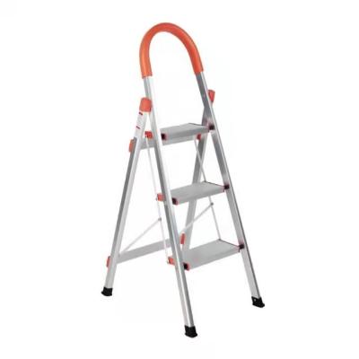 China Household Easy Foldable Aluminum Escalera Folding Ladders EN131 Mobile Storage Ladder for sale