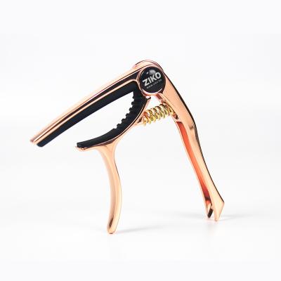 China GUITAR Wholesale Price Various Colors Selection Grip Capo Acoustic Guitar Aluminum Material Strong Capo for sale