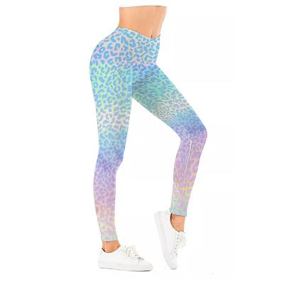 China Manufacturer Seamless 88% Polyester 12% Spandex Fitness Tie Dye Breathable Yoga Pants Gaiters for sale