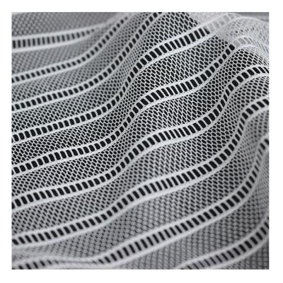 China Manufacturer Heavy Duty 92% QUICK DRY 8% Nylon Spandex Mesh Fabric Elastic Spandex For Sexy Underwear for sale