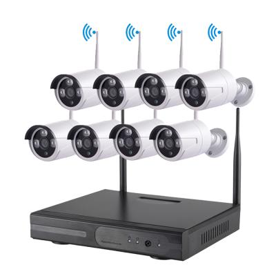 China FansTi 8CH 1080P 3MP WiFi NVR NIGHT VISION KIT security camera system outdoor wifi IP camera with nvr kit cctv system for sale