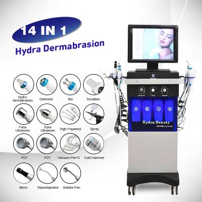 China HOTSALE Hydra Skin Care Machine with 10.4inch Color Touch Screen and Oxygen Spray for sale